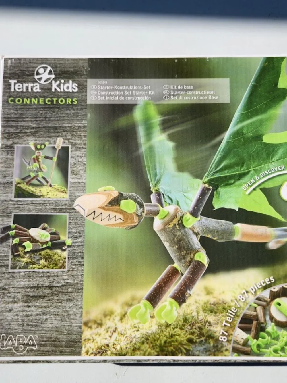 HABA Terra Kids Connectors Backyard Nature Craft Kit STEM ENGINEERING Toy NEW Mo